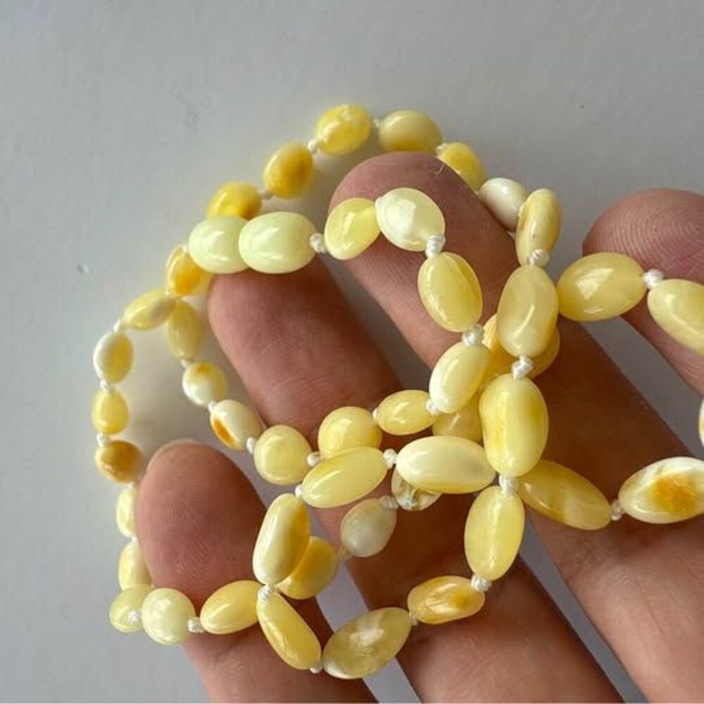 Authentic Baltic Amber Bead Necklace